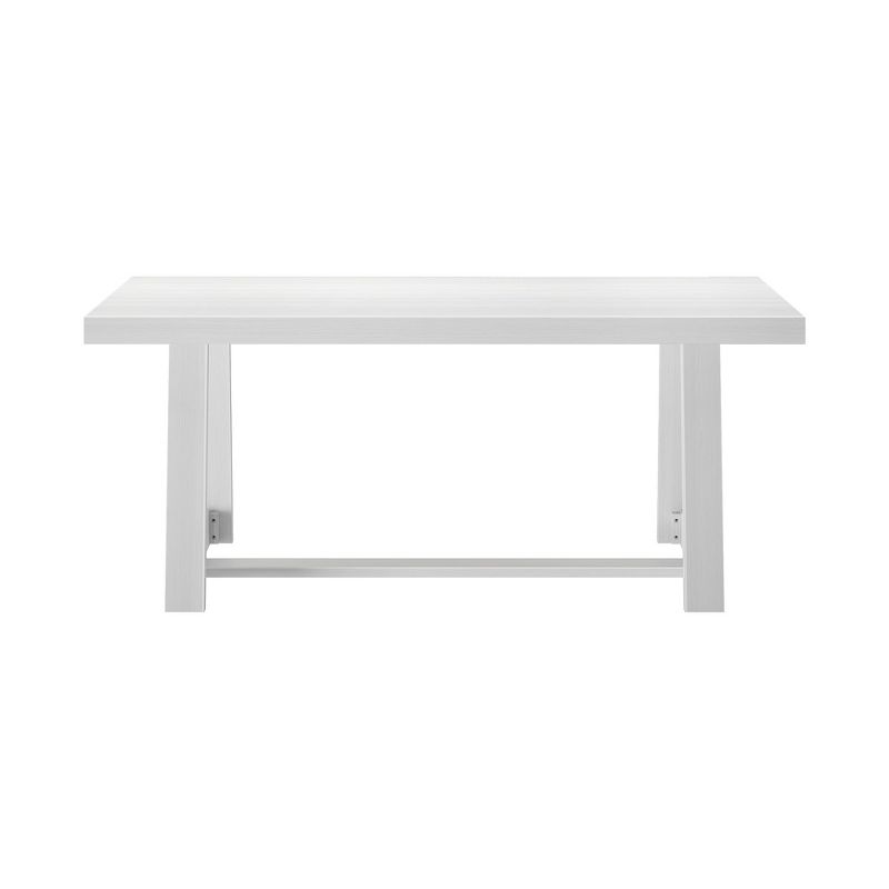 Plank+Beam Farmhouse Dining Table, Solid Wood Rectangular Kitchen Table for Kitchen/Dining Room, 72 Inch, 3 of 5