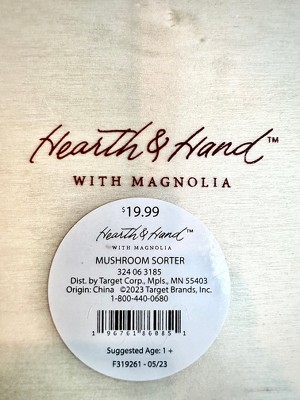Toy Mushroom Peg Sorter - 13pc - Hearth & Hand™ with Magnolia Label