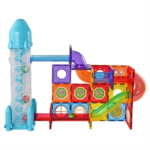 Magnetic building blocks clearance target