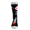 Crazy Dog T-Shirts Do Not Touch My Tools Or My Daughter Funny Novelty Socks Gag Gift for Dad Crazy (Black) - Mens (7-12) - 3 of 4