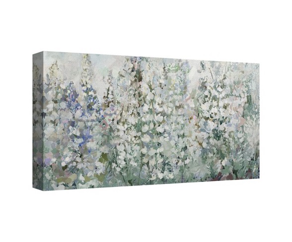 27"x54" Belles Fleurs By Studio Arts Art On Canvas - Fine Art Canvas