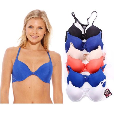 Just Intimates Bras for Women - Petite to Plus Size/ Full Figure (Pack of 6)