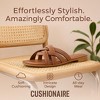 CUSHIONAIRE Laguna Slip-On Sandals for Women with Braided Straps and Cushioned Footbed, Flat Casual Slides - 2 of 4
