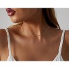 14K Gold/Silver Satellite Chain, Shining Box Link & Blue Bead Choker, Openwork Hearts/Stars Necklace for Women - 4 of 4