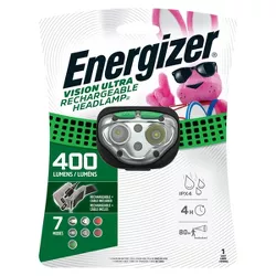 Energizer Vision Ultra Rechargeable LED Headlamp Green