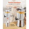 VEVOR Beverage Dispenser, 2.1 Gallon Drink Dispenser for Parties, Stainless Steel + Plastic Juice Dispensers with Spigot Ice Chamber, Silver - 4 of 4