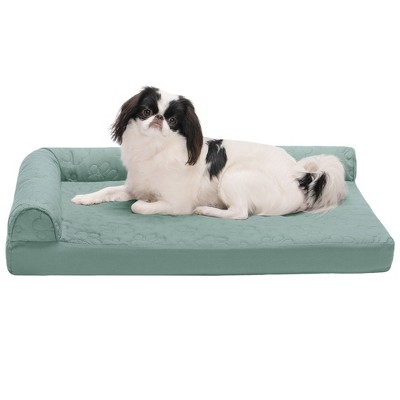 FurHaven Paw-Quilted Orthopedic Deluxe L-Chaise Dog Bed