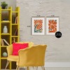 Stupell Industries Midcentury Flower Abstracts 2pc Framed Print Under Glass Set - 3 of 4