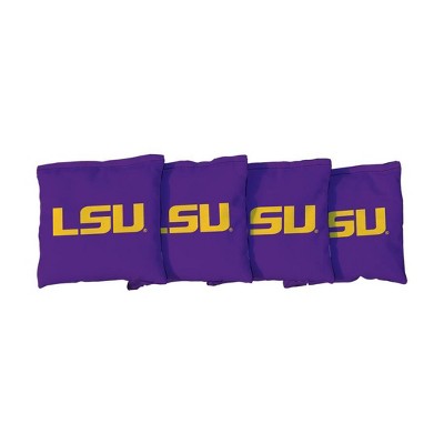 NCAA LSU Tigers Corn-Filled Cornhole Bags Purple - 4pk