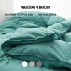 Peace Nest Ultra Soft All Season Down Comforter, Pine Green, King, 104x88" - 3 of 4