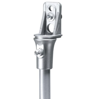 Adjustable Silver Satellite Speaker Floor Stands (Pair)