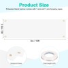 Unique Bargains Polyester Decorate DIY Blank Banners Signs with Hanging Rope - 2 of 4