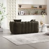 Chic Crate-Square Bean Bag Recliner Sofa – High-Resilience Foam Core for 2 Adults, Multi-Use Lounge Chair - 3 of 4