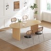 Dovelina Oval Wood Double Pedestal Dining Table - 2 of 4