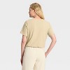 Women's Cropped Bubble T-Shirt - A New Day™ - 2 of 4
