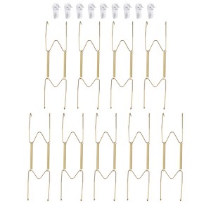 Unique Bargains Stainless Steel Invisible Design Tip Protector Wall Plate Hangers - 1 of 4