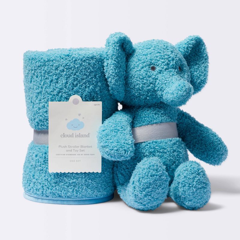 Plush Blanket with Soft Toy - Elephant - Cloud Island&#8482;, 5 of 6