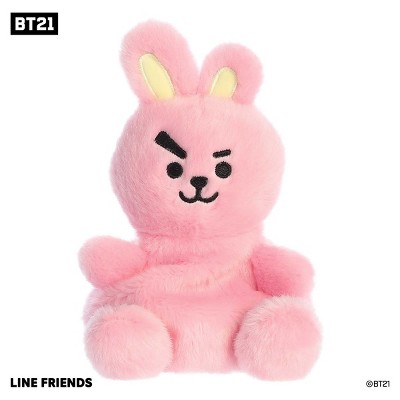 Aurora Mini Palm Pals COOKY BT21 Lovable Stuffed Doll Pink 5"