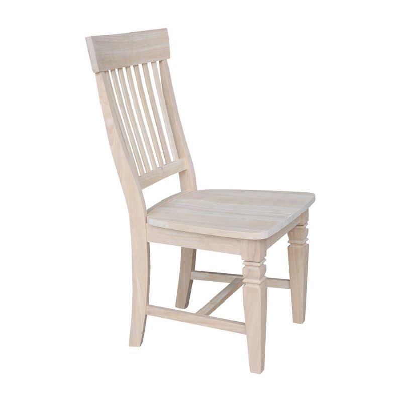 Set of 2 Tall Java Chair Unfinished - International Concepts, 5 of 13