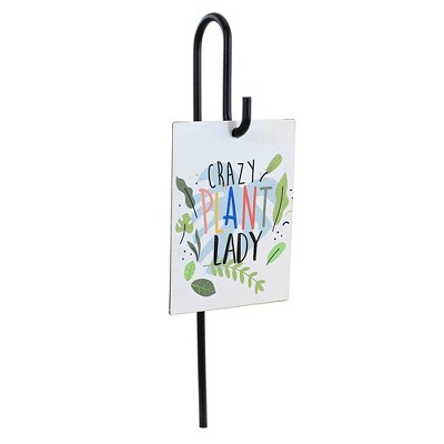 8.0 Inch Plant Tag With Hook Mini Greeting Message Word Decor