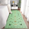 Insect Area Rug Washable Rugs, Botanical Non Slip Stain Resistant Large Carpet for Living Room Bedroom Dining Room Nursery Farmhouse Hallway Entryway - 4 of 4
