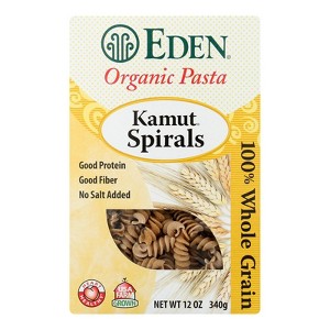 Eden Foods Organic Whole Kamut Spirals - Case of 6 - 12 oz - 1 of 2