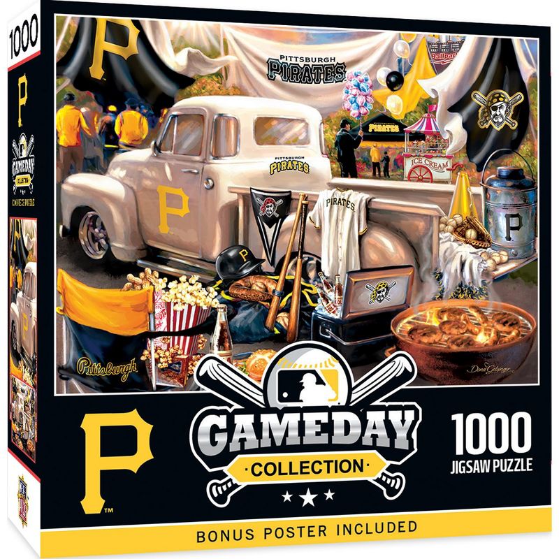 MasterPieces Pittsburgh Pirates - Gameday 1000 Piece Jigsaw Puzzle, 1 of 8