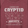 Women's - Instant Message - Cryptid Society Lightweight French Terry Wide Neck Long Sleeve Graphic Shirt - 2 of 4