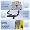 AMERLIFE Industrial Drum Fan, High Velocity Metal Floor Fan with Wheels, 3 Speeds for Garage, Warehouse, Workshop, Factory - 4 of 4