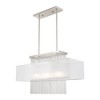 Livex Lighting Alexis 3 - Light Chandelier in  Brushed Nickel - 4 of 4