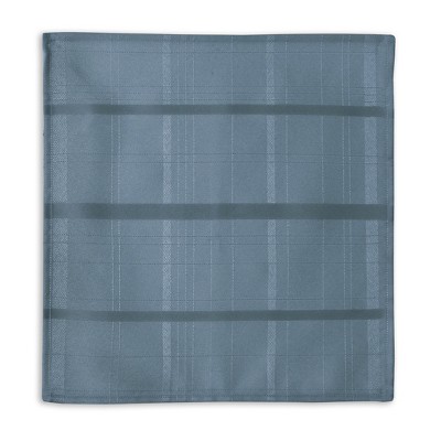 Shadow Blue Polyester Plaid Napkin Set of 4