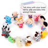 Garvee 16 Pack Soft Plush Finger Puppets Set -Family Members Velvet Cute Toys - 4 of 4