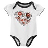 NFL Cincinnati Bengals Infant Girls' 3pk White Bodysuit - image 2 of 4