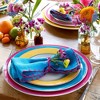 Kit Kemp by Spode 11" Calypso Dinner Plate, Vibrant Colors, Porcelain, Dishwasher and Microwave Safe, Ideal for Pasta, Meat, Vegetables - 2 of 4