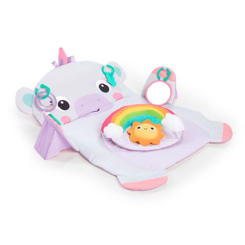 Bright Starts Tummy Time Prop and Playmat - Unicorn, 1 of 17
