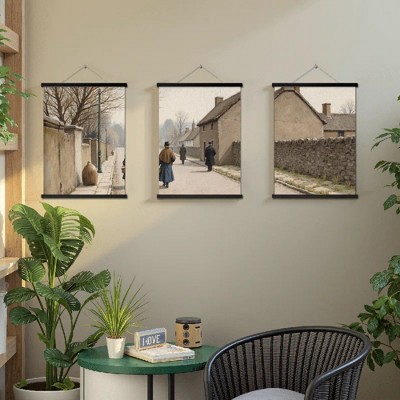 Floral Canvas Wall Art with Strong Artistic and Visual Aesthetics,3 - Pieces