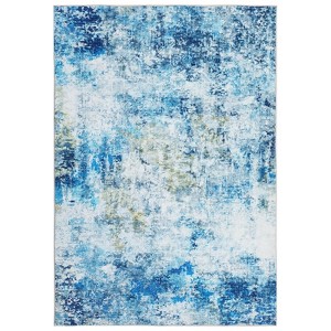 Area Rug for Living Room, 3x5 Washable Neutral Abstract Modern Soft Rugs Non Slip Indoor Floor Stain Resistant Carpet for Bedroom Dining Room - 1 of 4