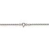 Black Bow Jewelry 1.7mm, Sterling Silver Diamond Cut Solid Rope Chain Necklace - 4 of 4