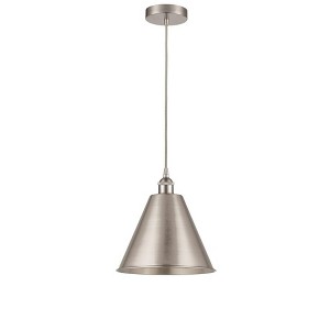Edison Cone - 1 Light Cord Hung Mini Pendant In Industrial Style-14.75 Inches Tall and 12 Inches Wide - 1 of 1