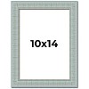PosterPalooza | Photo Size Refined Blue Picture Frame - UV Acrylic, Foam Board Backing, Hanging Hardware - 2 of 4