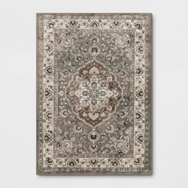 Rowland Companion Persian Style Woven Area Rug Gray - Threshold&#8482;, 1 of 6