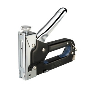 BLUE RIDGE Staple Gun Fastening Tools: Steel, Non-Powered, 1-Year Warranty, 6.1" Height, 0.92 lbs, Staple Sizes - 1 of 4