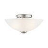 Livex Lighting Somerset 2 - Light Flush Mount in  Brushed Nickel - 2 of 4