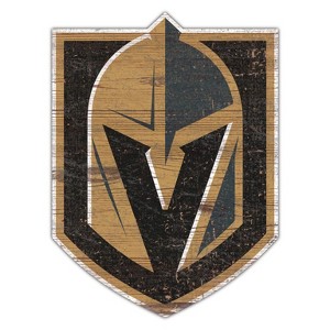 NHL Vegas Golden Knights Distressed Logo Cutout Sign - 1 of 1