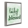 Stupell Industries Just Blessed Green Shamrocks, 18" x 18" - 3 of 4