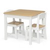 Delta Children MySize Kids' Wood Table and Chair Set 2 Chairs Included - 4 of 4