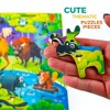 QUOKKA 28 Pieces Wooden Puzzles for Kids 3 4 5 Years Old - 4 of 4
