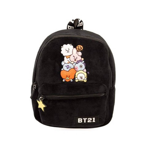 Line Friends Bt21 Plush Mini 9 5 Backpack Tata Van Chimmy Cooky Shooky And Rj Target