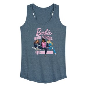 Women's - Barbie - High School Dolls Graphic Racerback Tank - 1 of 4