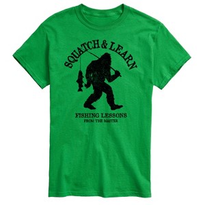 Men's - Instant Message - Squatch And Learn Short Sleeve Graphic T-Shirt - 1 of 4